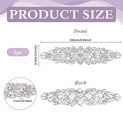 Украшение для воротника из стеклянных стразов DIY-WH0061-011S