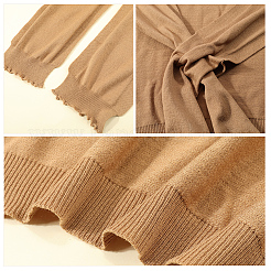 Полипропиленовые свитера-шальки для женщин&nbsp;AJEW-WH20080-27B