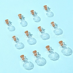 12 шт. 3 стиля стеклянных бутылок AJEW-FS0001-20