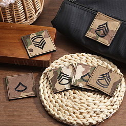 6 Stück 3 Stile Polyester Epaulette Camouflage&nbsp;PATC-FH0001-27B