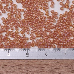 MIYUKIデリカビーズ  シリンダー  日本製シードビーズ  11/0  （db0866)マットtrトパーズab  1.3x1.6mm  穴：0.8mm  約10000個/袋  50 G /袋&nbsp;SEED-X0054-DB0866