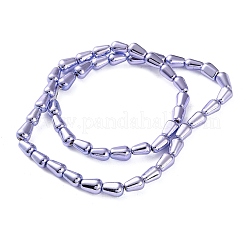 Гальванические нити синтетических магнитных гематитовых бусин G-C248-G01-6x12mm