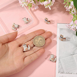 6шт фарфоровые бусины ручной работы&nbsp;PORC-CA0001-22