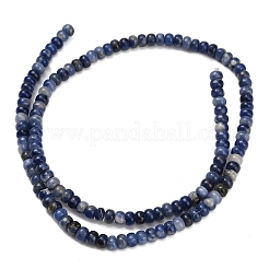 Природный содалит бисер нитей G-L635-A21-4x2mm