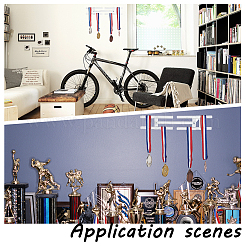 Настенные прозрачные акриловые подставки для медалей ODIS-WH0036-08