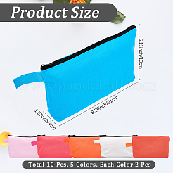 10 шт. 5-х цветный хлопок с мешочком для ручки из сплава AJEW-CN0004-20C