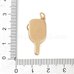 Pendentifs en acier inoxydable 304 micro pavés de zircones cubiques&nbsp;STAS-D305-02G-E