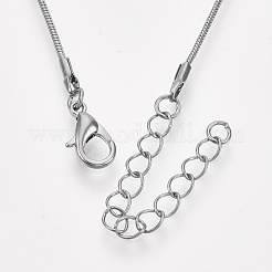 Laiton chaîne serpent création de collier&nbsp;MAK-T006-11B-B