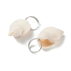 Natürliche Spirale Shell Anhänger&nbsp;SHEL-K006-68B