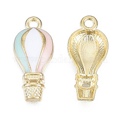 Pendente smaltati in lega&nbsp;LS-ENAM-N055-010B-NR