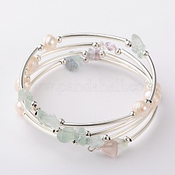 Bracciali ordito di chip gemma&nbsp;BJEW-JB01518