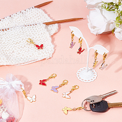 50шт украшения подвески из сплава эмали&nbsp;HJEW-SC0001-20