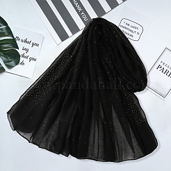 Прямоугольный полиэстеровый палантин AJEW-WH20064-30A