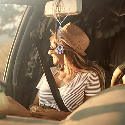 Рука хамсы/рука мириам с подвеской от сглаза HJEW-PH01830