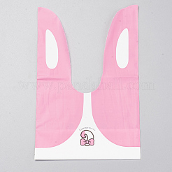 Sacchetti di plastica con coniglietti kawaii&nbsp;ABAG-WH0002-25