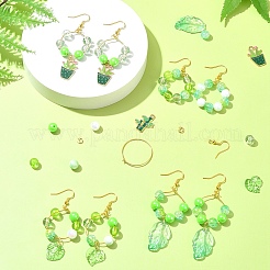 Наборы для изготовления сережек из акриловых бусин своими руками DIY-FS0006-67A