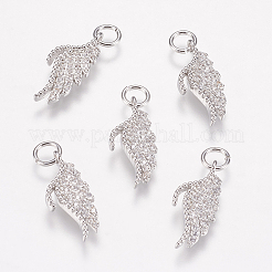 Латунные микро проложить кубического циркония подвески ZIRC-E146-13P