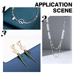 16 шт. 2-х цветные соединительные элементы из нержавеющей стали 201&nbsp;STAS-DC0003-37