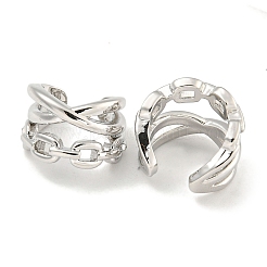 Серьги-манжеты из латуни&nbsp;EJEW-C104-153P