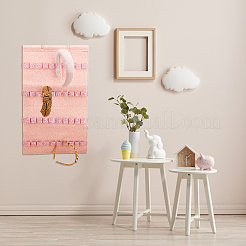 Войлочный подвесной органайзер для волос с когтями для женщин и девочек AJEW-WH0534-05B