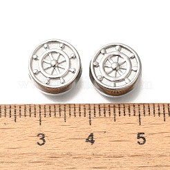 Бусины из нержавеющей стали 304 с защитой от потускнения&nbsp;STAS-I321-37P