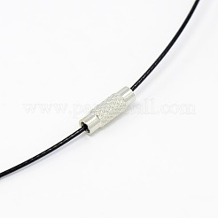 201 Edelstahldraht Halskette Kordel&nbsp;X-TWIR-SW001-1