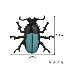 Брошь в виде насекомого из светящегося сплава PW-WGC5627-01