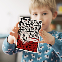 PVC-Plastikstempel&nbsp;DIY-WH0167-57-0055