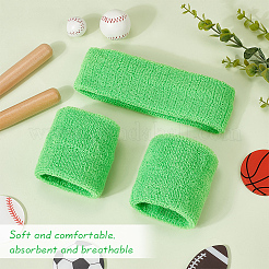 Рукава на локтях и повязка на голову из полиэстера AJEW-WH20010-49D