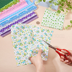 4 комплект хлопчатобумажной ткани 4 цветов AJEW-TA0001-97