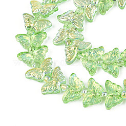 Brins de perles de verre électrolytiques transparentes&nbsp;GLAA-T023-39A-07