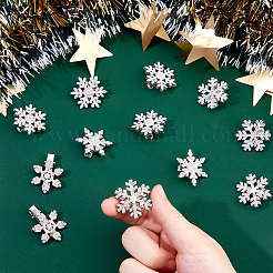 12 шт. 6 стиля заколки для волос из кожи аллигатора на Рождество&nbsp;PHAR-FH0001-07