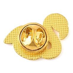 Броши в виде птицы из золотого сплава с эмалью&nbsp;JEWB-I035-08G-01