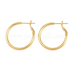 Латунные серьги обруча&nbsp;EJEW-C171-02G