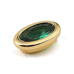 Cabochons en zircon cubique pavés de laiton&nbsp;CU-CBA30E8-04G-07