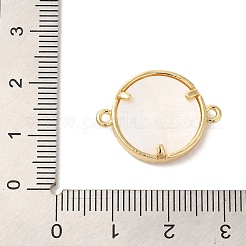 Стойка покрытие латунь микропаве прозрачный кубический цирконий испанская вера крест соединительные подвески&nbsp;X-KK-L220-003G-03