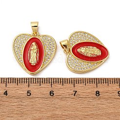 Латунные микро проложить кубического циркония подвески KK-D390-21G-01