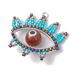 Подвеска из стекла и лэмпворка&nbsp;PALLOY-MZ00242-01