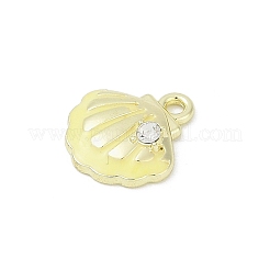 Подвески из сплава эмали и стразов с покрытием стойки PALLOY-R151-40G-02