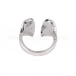 Винтажные кольца на палец в форме крыла для женщин RJEW-S038-196