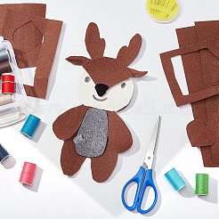 Autocollant en feutre de polyester&nbsp;DIY-WH0223-18E