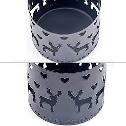 Железный полый подсвечник AJEW-FH0001-14