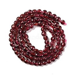 Гранат природный бисер нитей G-F770-B02-01