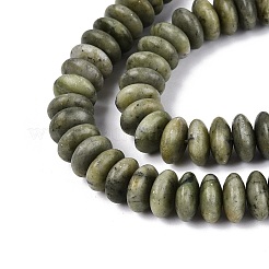 Hilos de cuentas de jade chino natural y jade del sur&nbsp;G-Q606-64A-01