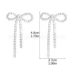 Латунь горный хрусталь серьги&nbsp;FS-WG4CB7C-01