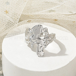 Нерегулярные открытые манжеты из нержавеющей стали 304 для унисекс&nbsp;RJEW-Q003-01P