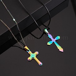 6 шт. 6 стиля ионного покрытия (IP) подвески из нержавеющей стали 304 STAS-SZ0002-04