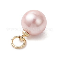 6 шт. 2-х цветные круглые подвески-жемчужины&nbsp;PALLOY-JF04978