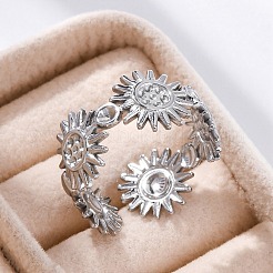 Компоненты открытого кольца манжеты из нержавеющей стали Sun 304&nbsp;RJEW-F174-02P