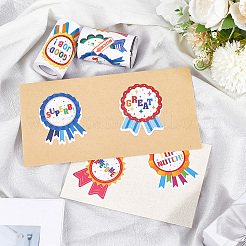 Круглые наградные бумажные самоклеящиеся наклейки&nbsp;DIY-WH20001-59